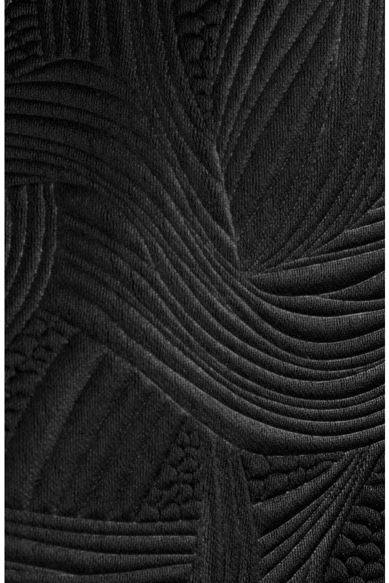 Saffy Jacquard High Waist Midi Skirt, Alternate, color, BLACK