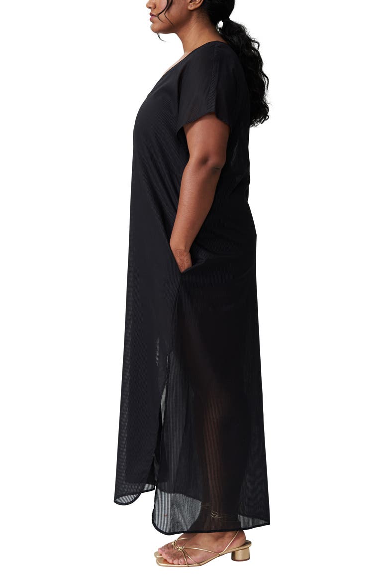 Cole Maxi Dress, Alternate, color, BLACK