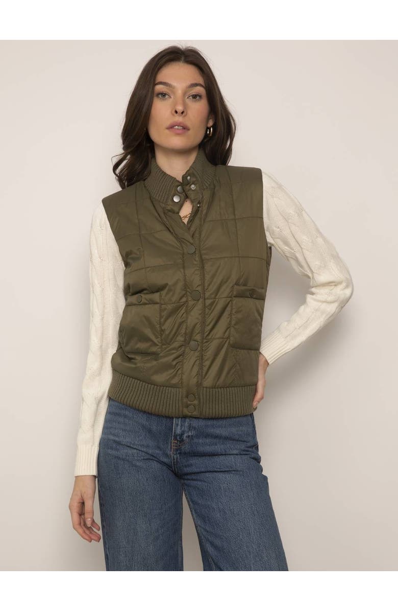 Central Park West Asper Nylon Sweater Jacket, Main, color, 