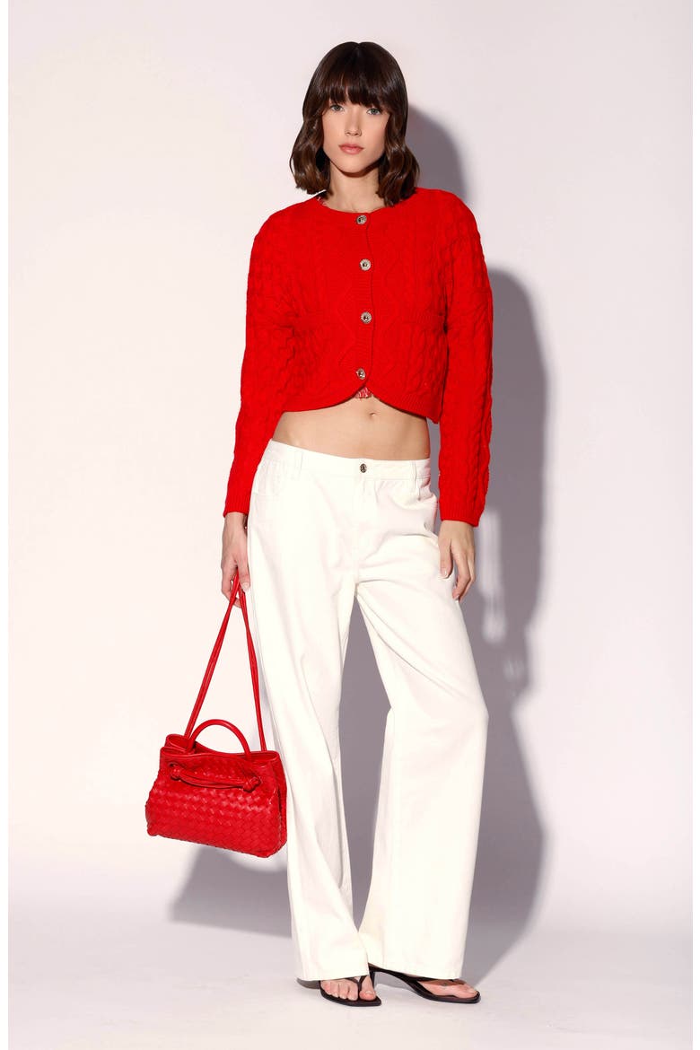 Claire Cardigan, Alternate, color, RED