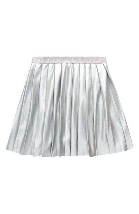 Kids' Metallic Pleated Skirt (Toddler, Little Kid & Big Kid)