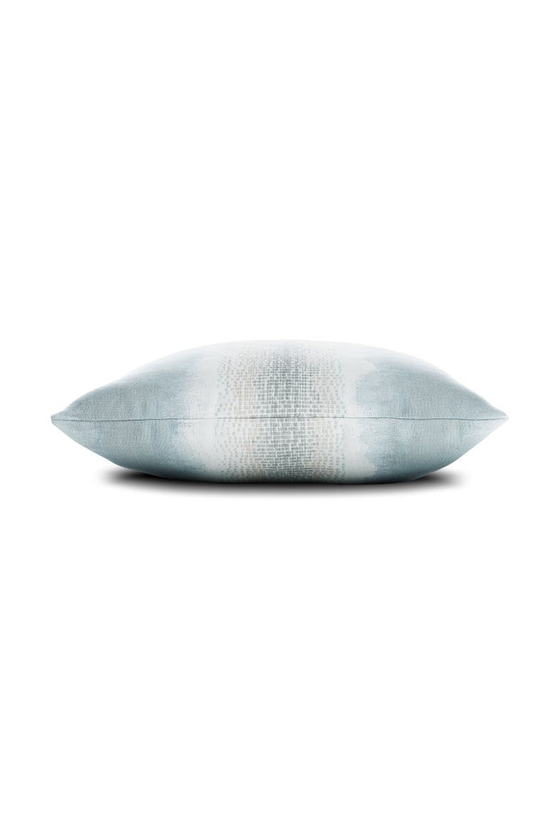 Resilience with chenille accents Indoor & Outdoor Woven Accent Pillow, Alternate, color, Sky