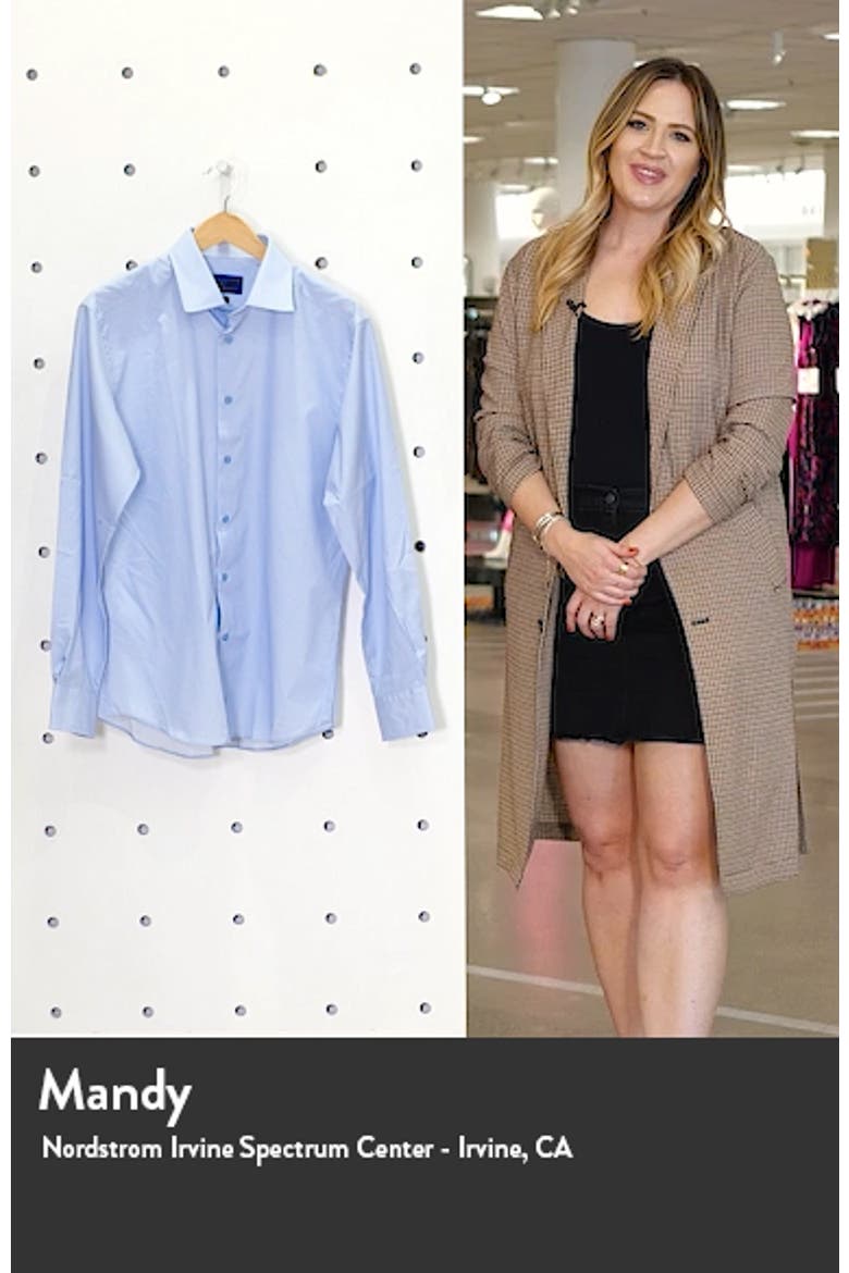 Trim Fit Geo Print Dress Shirt video
