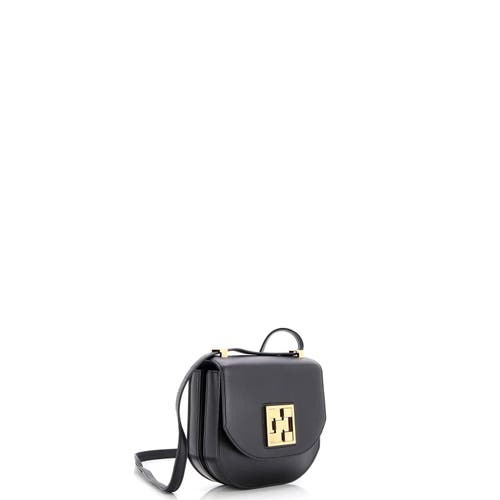 Pre-owned Hermes Hermes Mosaique Au 24 Bag Box Calf Mini In Black