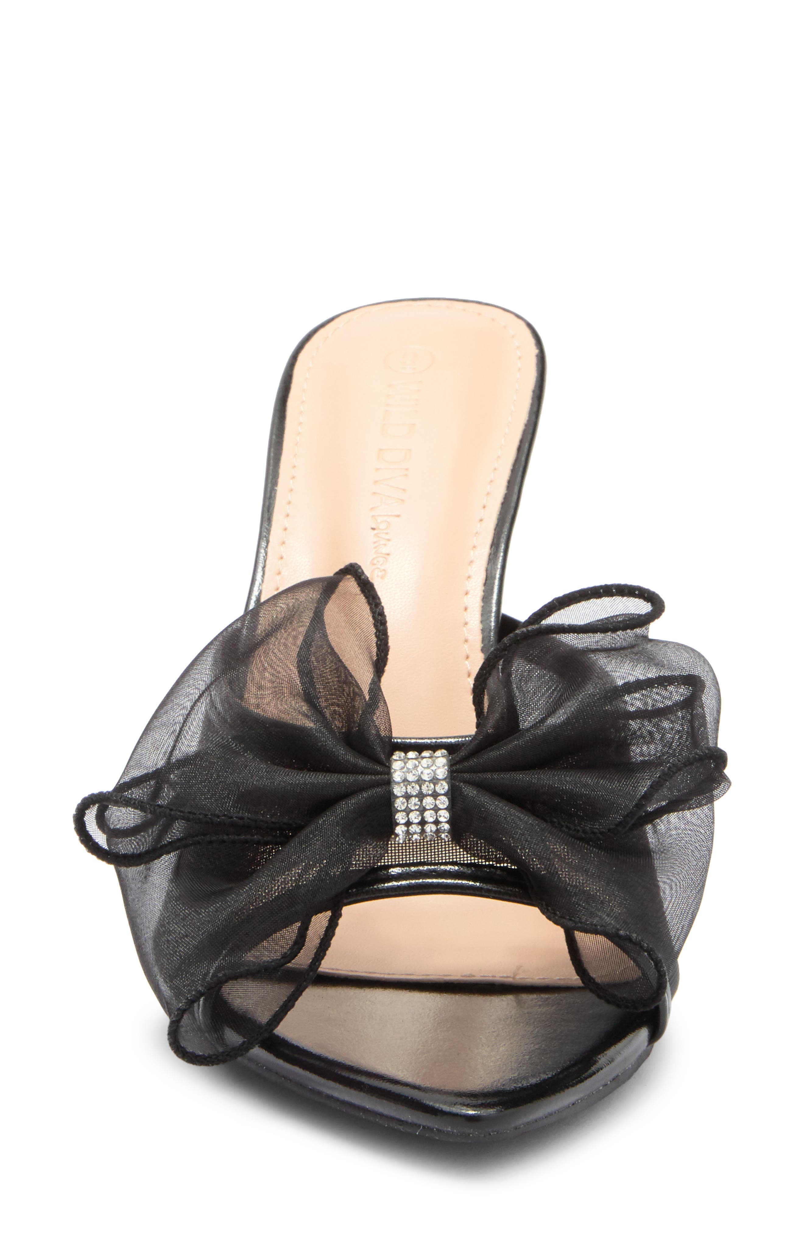 WILD DIVA LOUNGE Chill Bow Sandal, Alternate, color, 