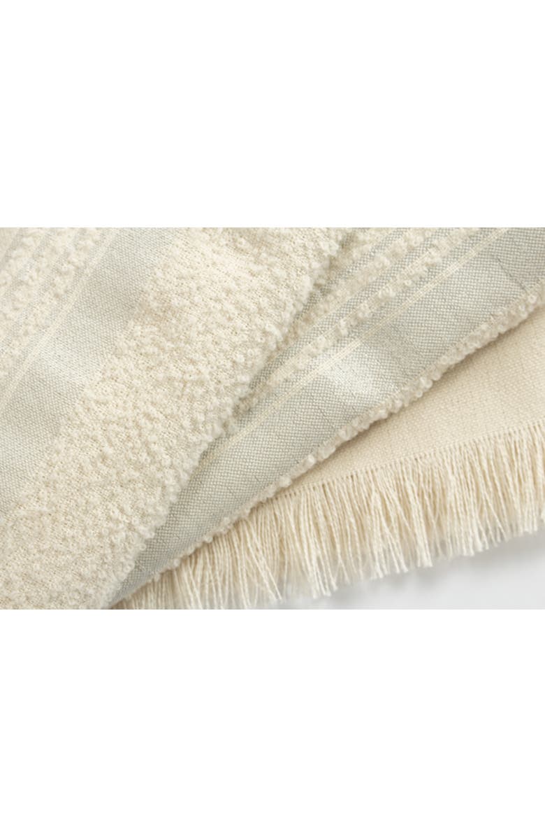 Allpa Handwoven Boucle Alpaca Throw, Alternate, color, Ivory