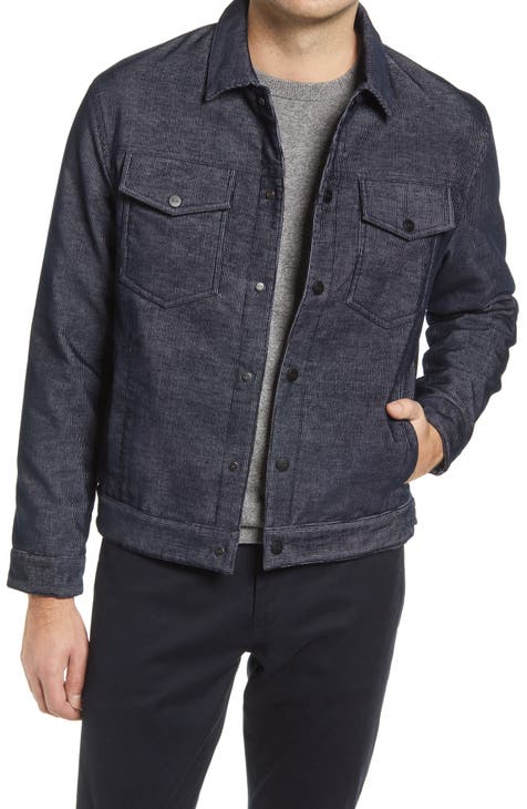 Mens grey corduroy jacket best sale