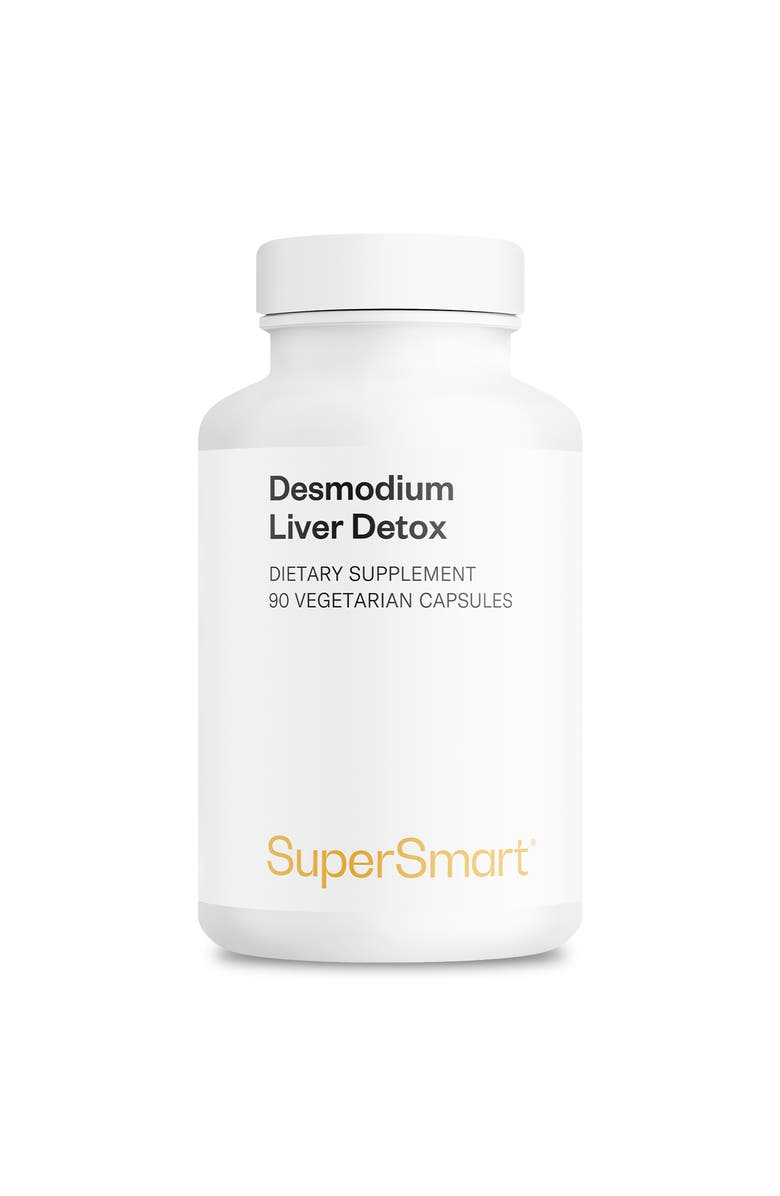 SuperSmart Desmodium Liver Detox 1200mg, Main, color, NO COLOR