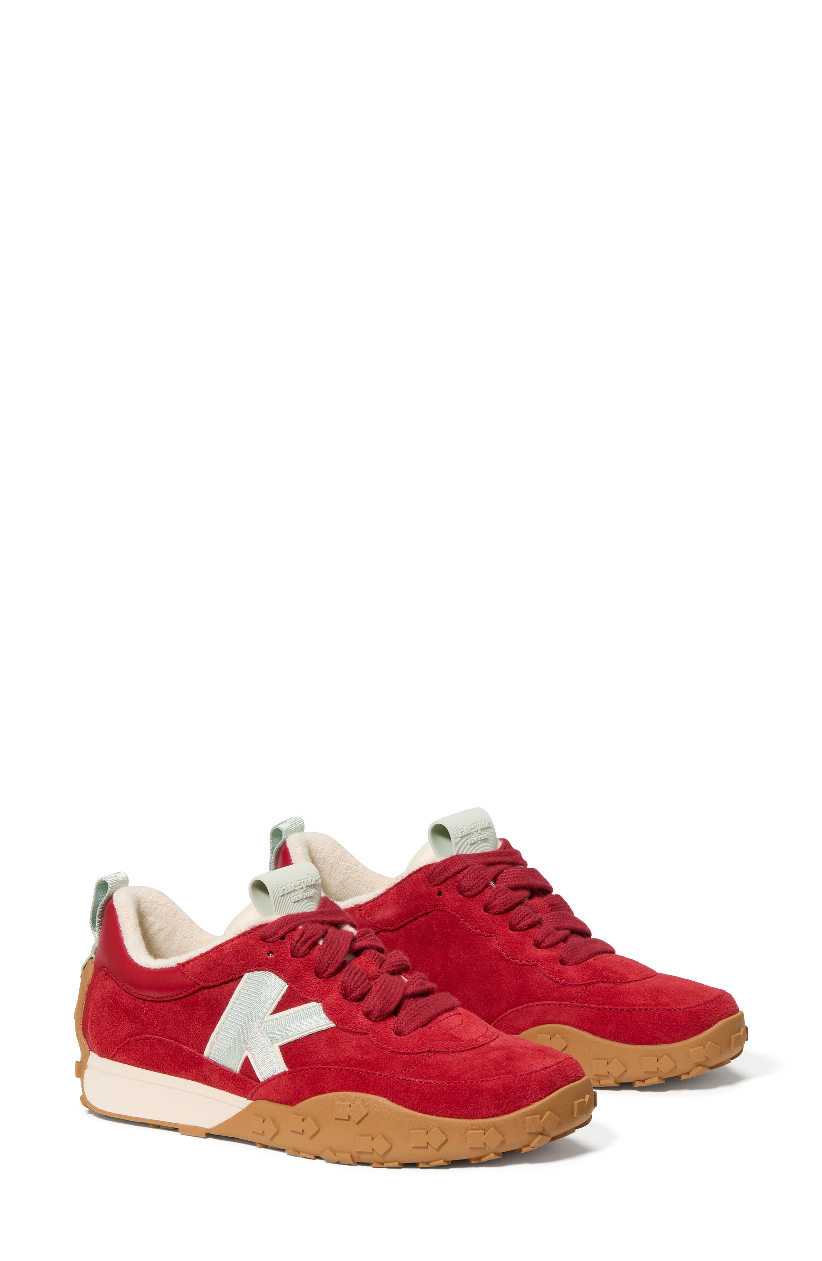 Kate Spade New York k as in kate runner sneaker, Alternate, color, Dark Scarlet