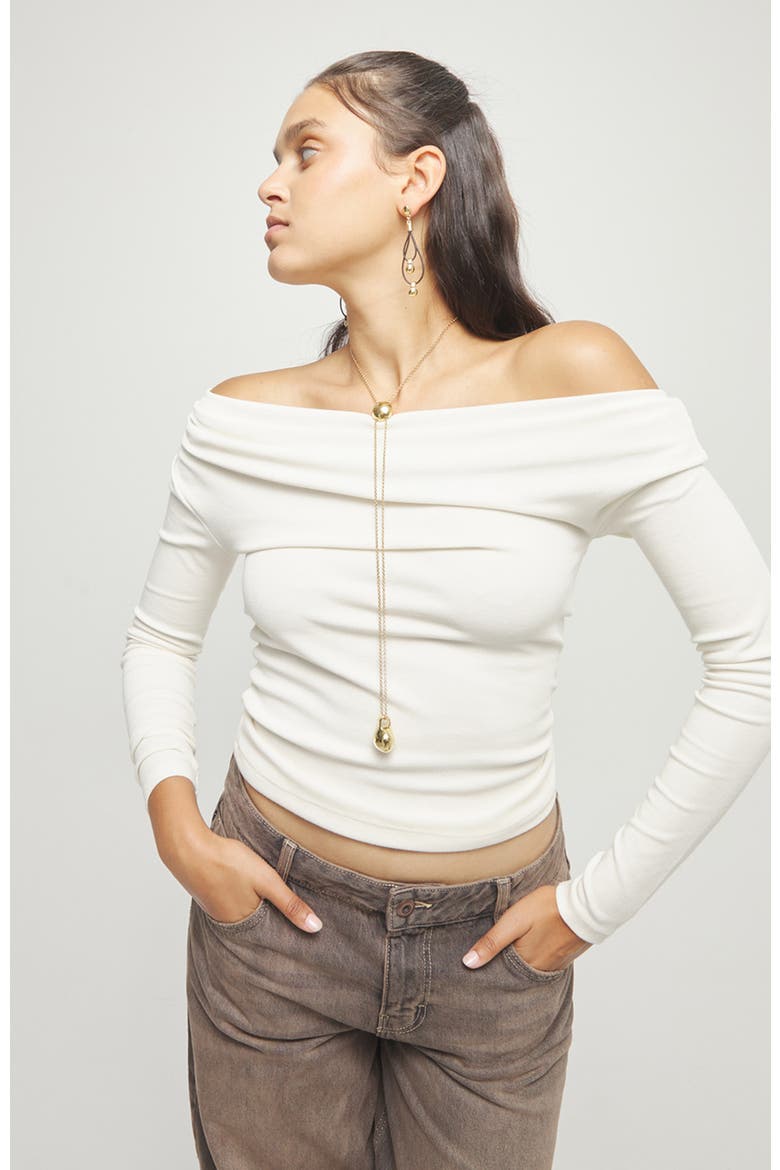 18k gold-plated necklace with height-adjustable chain with two weights, Alternate, color, Gold
