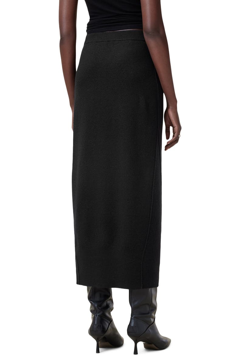 AllSaints Antonia Merino Wool Skirt, Alternate, color, 