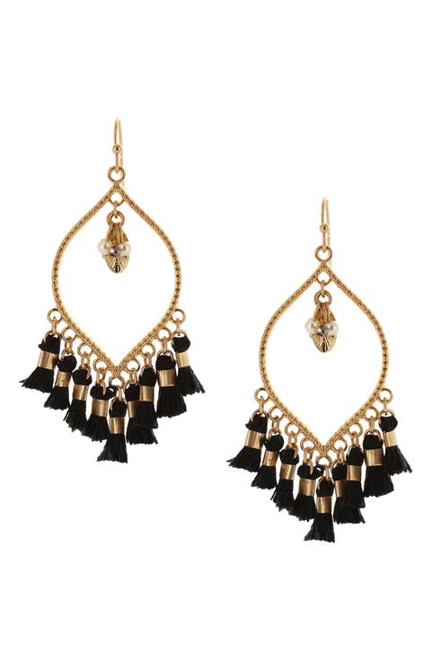 Mariah Tassel Drop Earrings