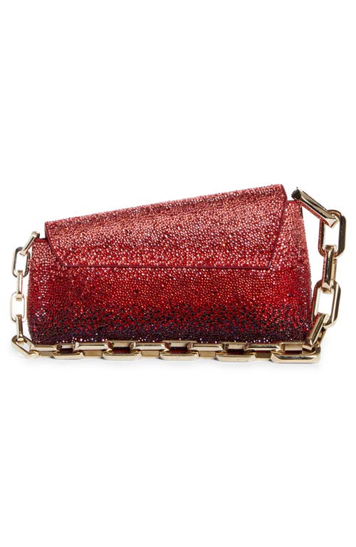 Christian Louboutin Small Degraclutch Crystal Embellished Shoulder Bag