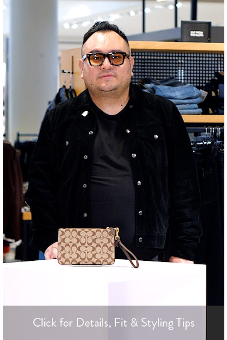 Signature Jacquard Essential Small Wristlet video
