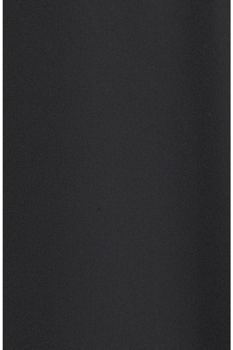 Split Neck High/Low Tunic, Alternate, color, BLACK