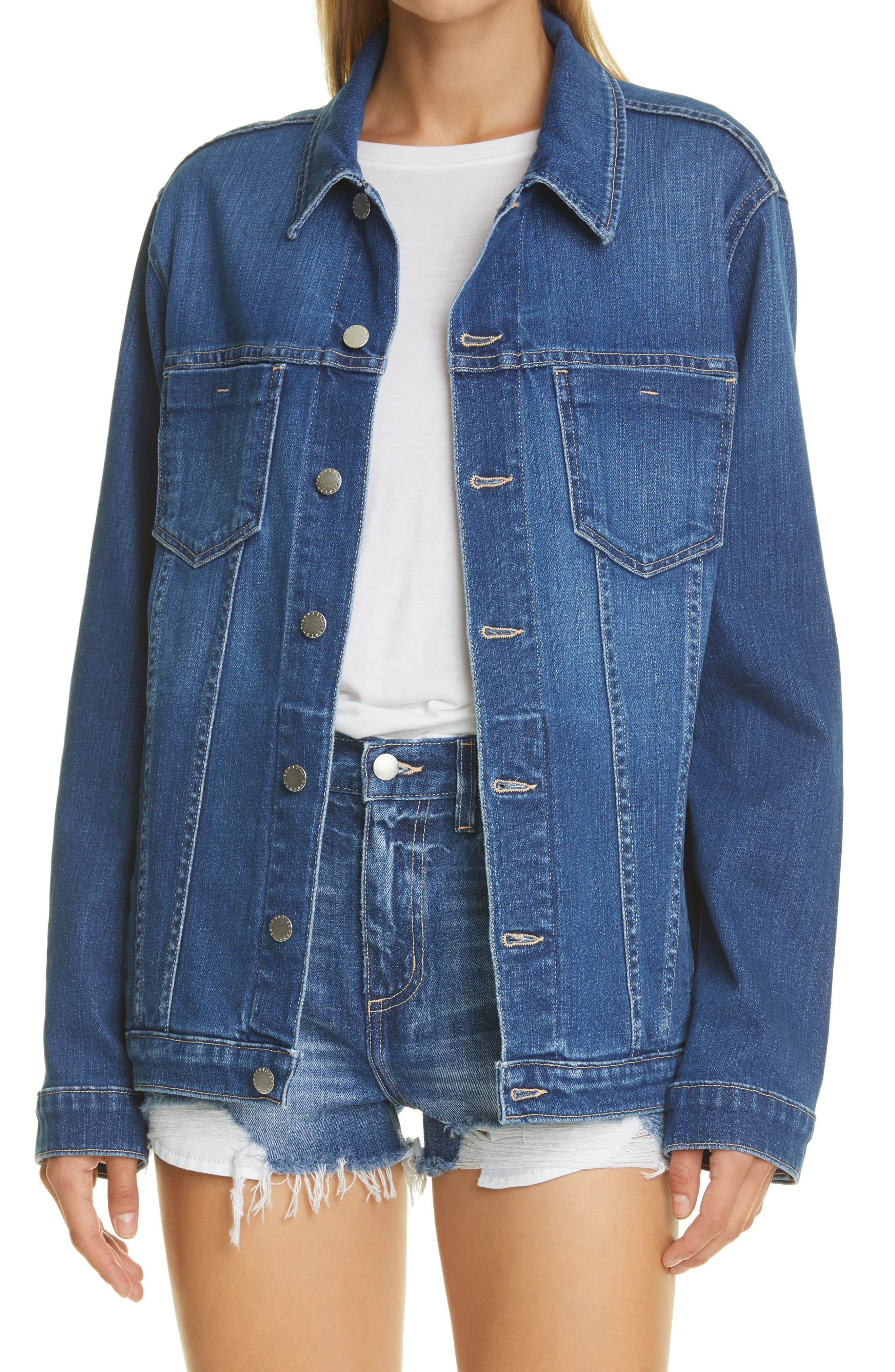 Karina Oversize Denim Trucker Jacket