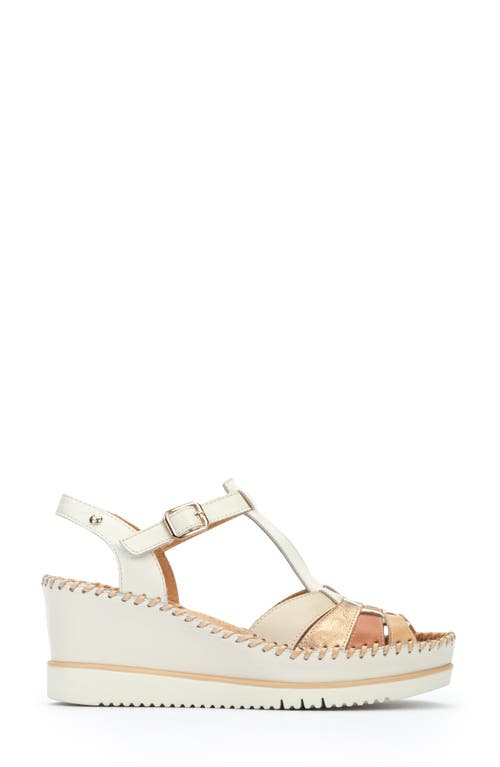Pikolinos Aguadulce Wedge Sandal In Brown