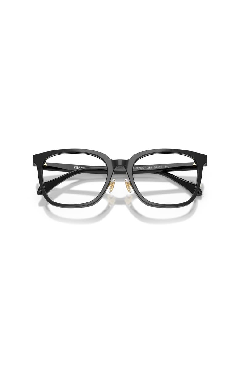 Versace 54mm Square optical glasses, Alternate, color, Black