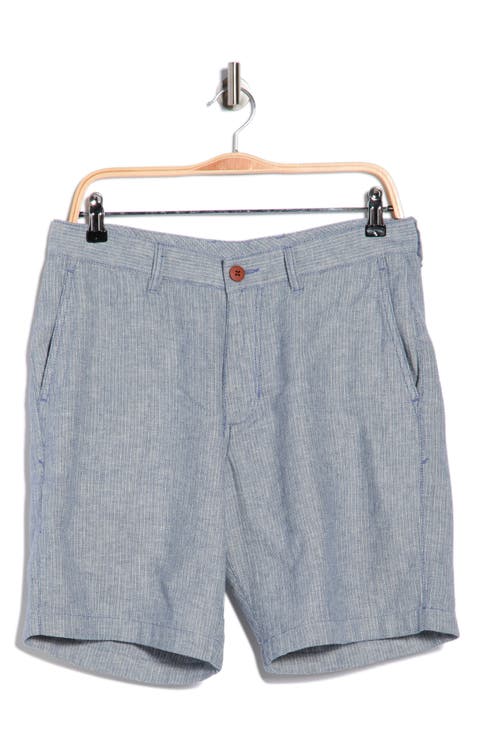 City & Sun Herringbone Shorts