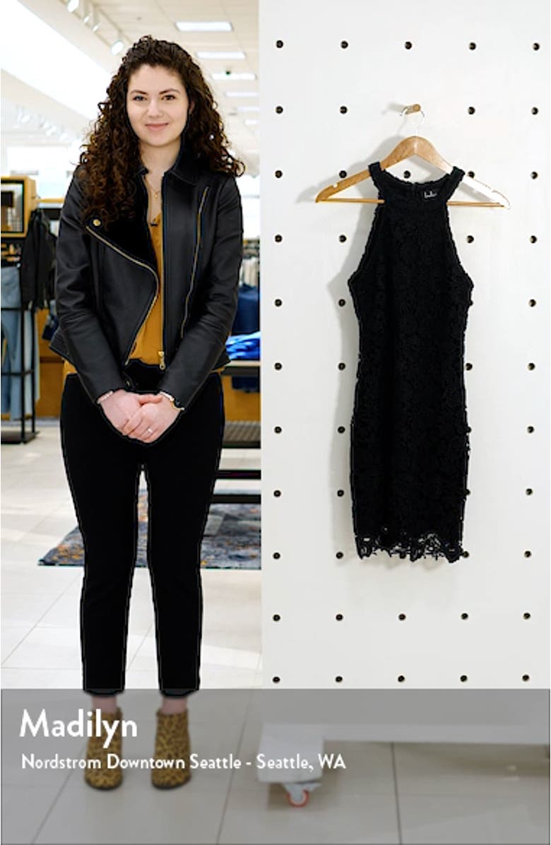 Love Poem Crochet Lace Minidress, sales video thumbnail