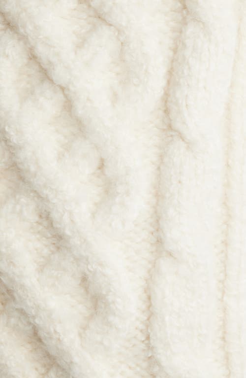 TREASURE & BOND TREASURE & BOND FAUX SUEDE & FAUX SHEARLING SWEATER JACKET 