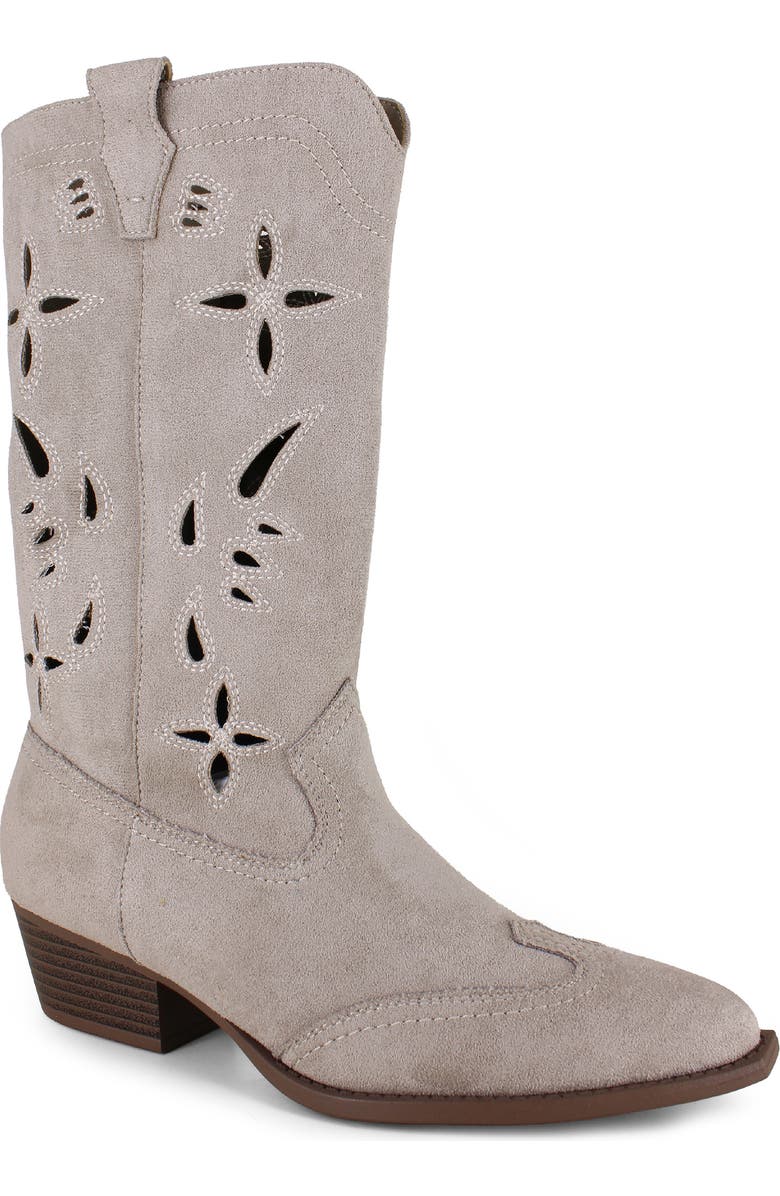 UNIONBAY Ora Western Boot, Main, color, Stone