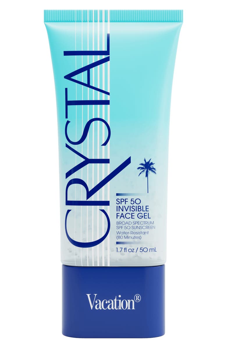Vacation Crystal SPF 50 Sunscreen Gel, Main, color,