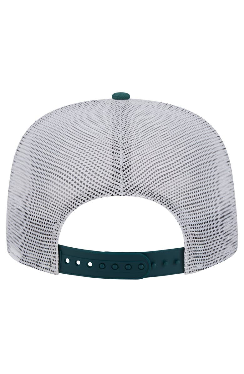 New Era Men's New Era Midnight Green Philadelphia Eagles Court Sport 9FIFTY Snapback Hat, Alternate, color, Green