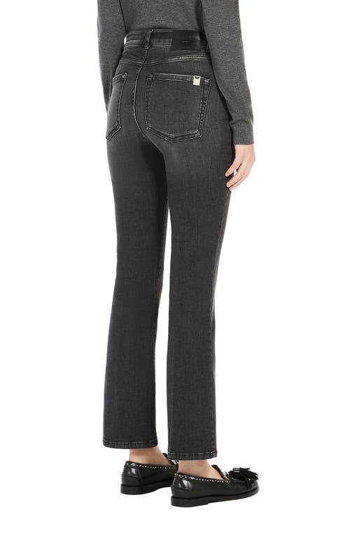 Weekend Max Mara Rapallo Crop Ankle Jeans In Black