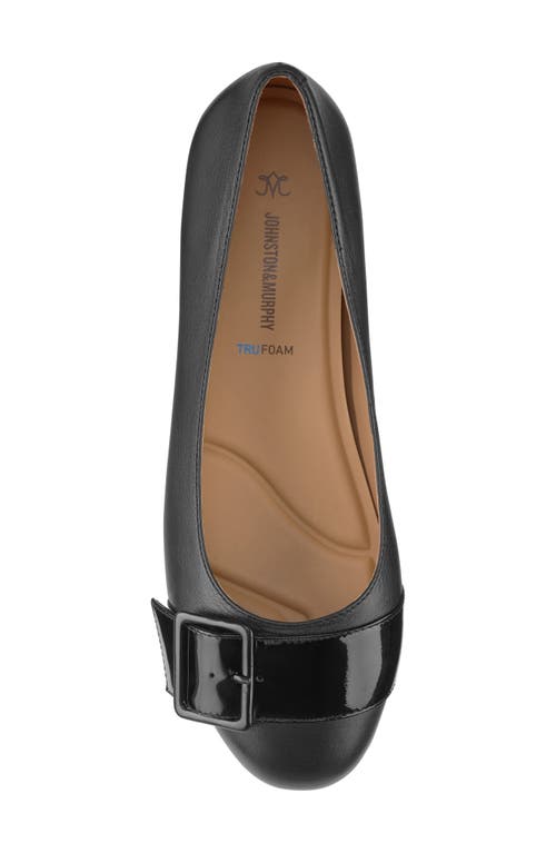 Johnston & Murphy Claire Ballet Flat In Black