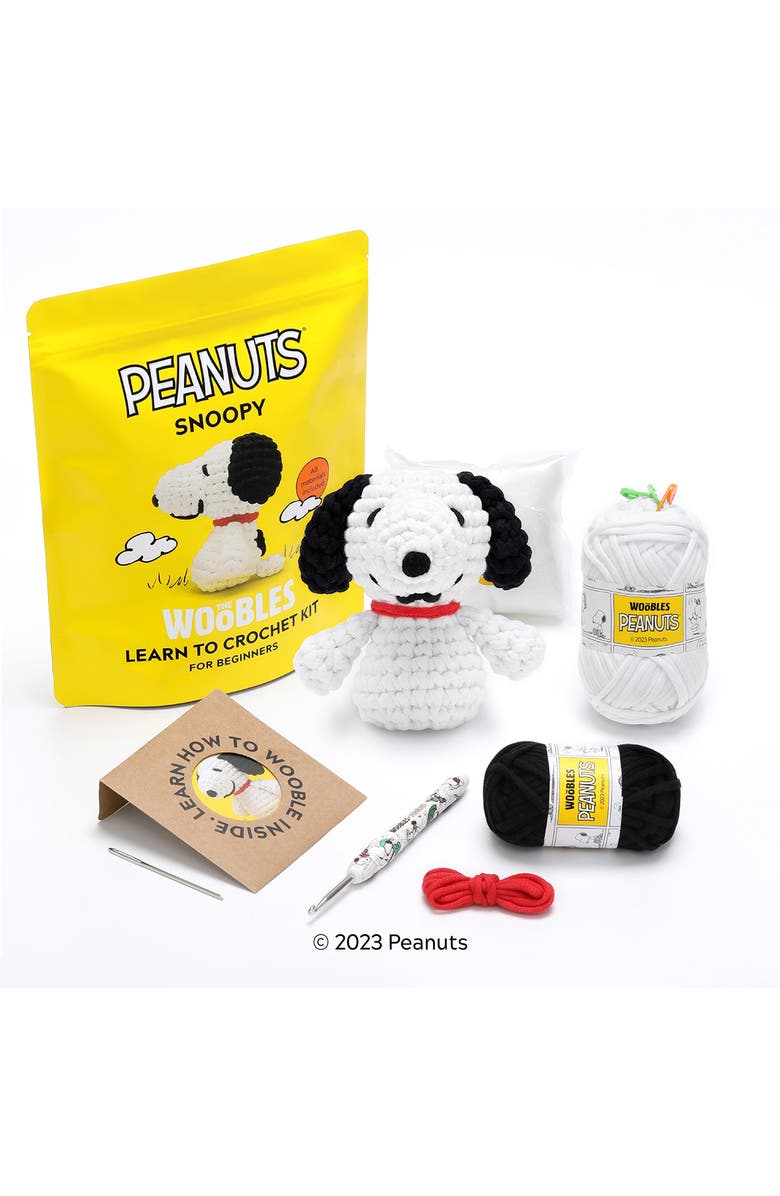 THE WOOBLES Snoopy Crochet Kit, Alternate, color, 