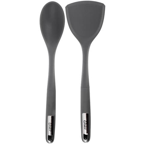 Ridgecrest 2 Piece Silicone Kitchen Tool Serving Spoon and Turner Set