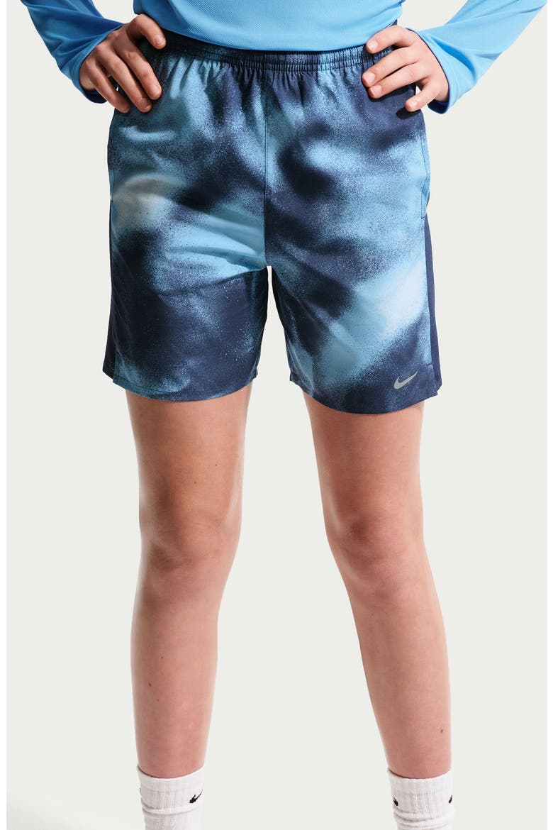 Kids' Miler Running Shorts, Alternate, color, FOOTBALL BLUE/ MIDNIGHT NAVY