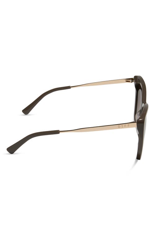 Diff Becky Ii 56mm Cat Eye Sunglasses In Truffle Gradient
