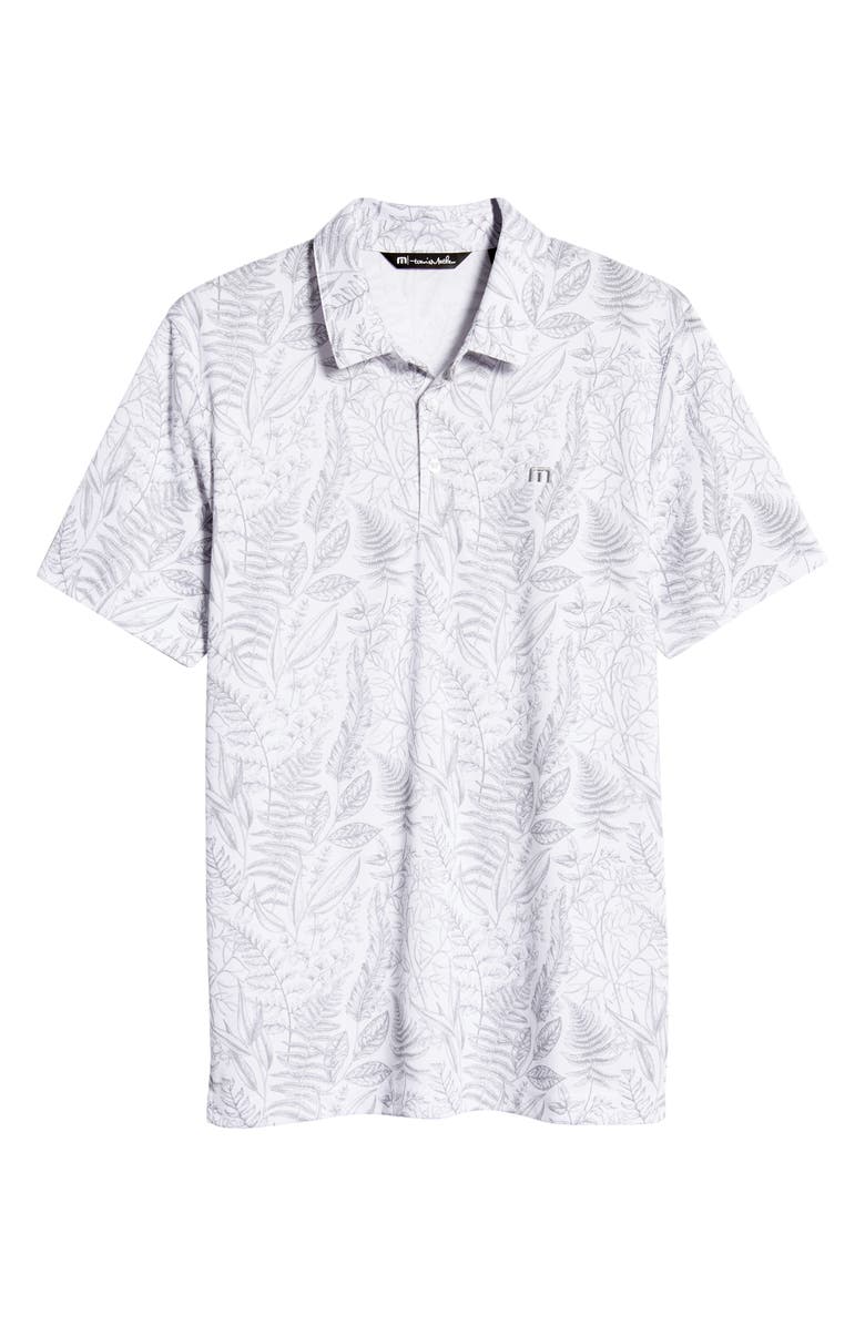 TravisMathew Hidden Falls Leaf Pima Cotton Blend Polo, Alternate, color, 