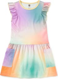 Tea Collection Flutter Sleeve Pocket Dress