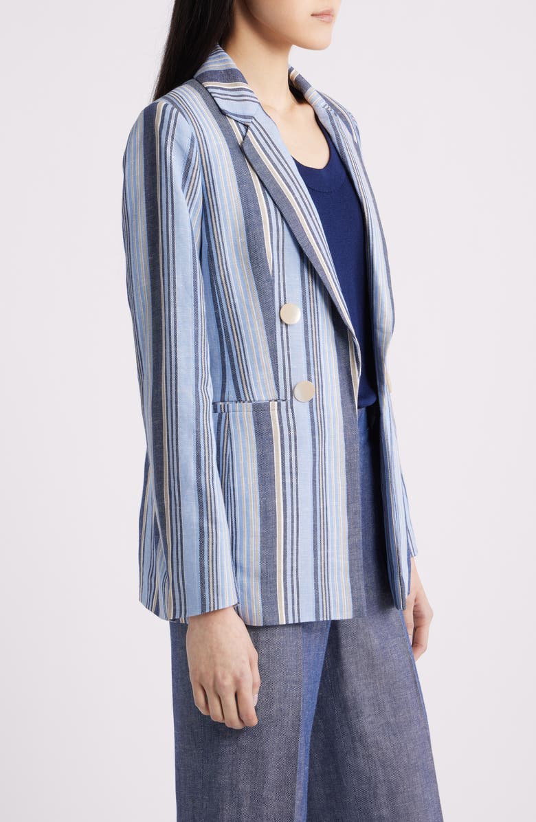 Anne Klein Stripe Blazer, Alternate, color, 