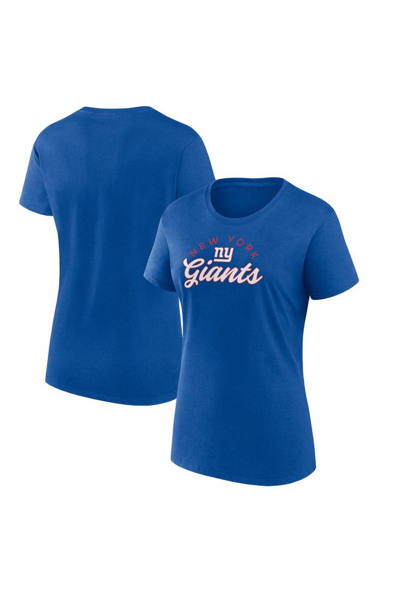 Women's Fanatics Branded Royal New York Giants Primary Component T-Shirt, Main, color, Royal