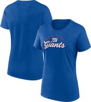 FANATICS Women's Fanatics Branded Royal New York Giants Primary Component T-Shirt