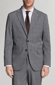 MANGO London Regular Fit Navy Blazer
