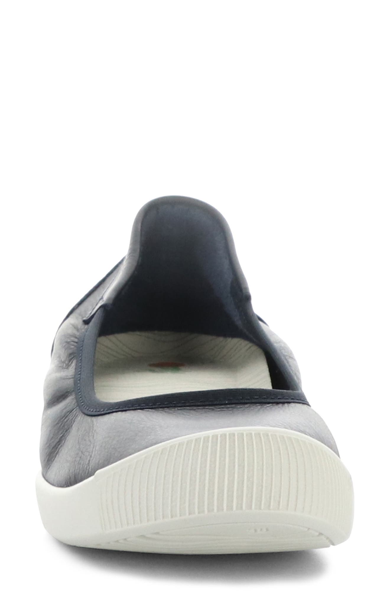Softinos by Fly London Ilme Ballet Flat, Alternate, color, 010 Navy Smooth Leat