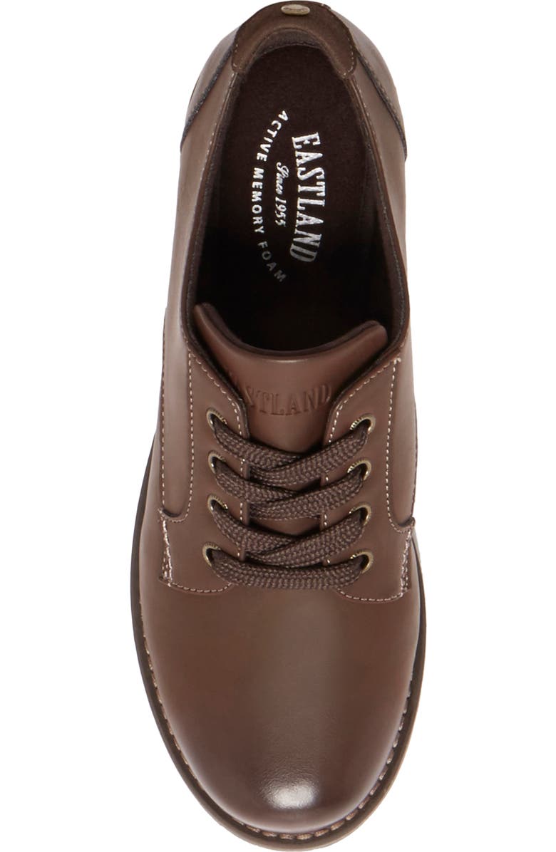 Eastland Trish Plain Toe Derby, Alternate, color, Brown