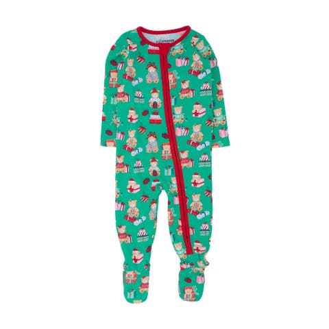 Modal Blend One Piece Footie Pajamas
