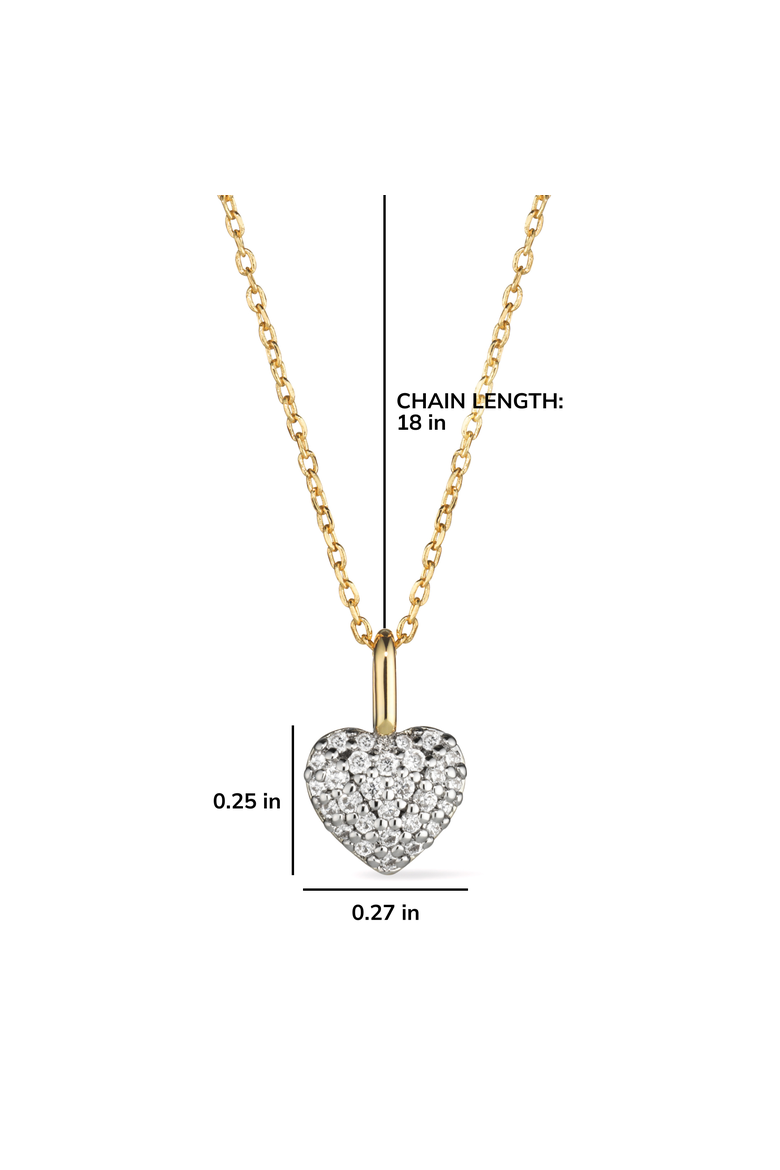 Gold Heart Necklace - Ellery, Alternate, color, Gold