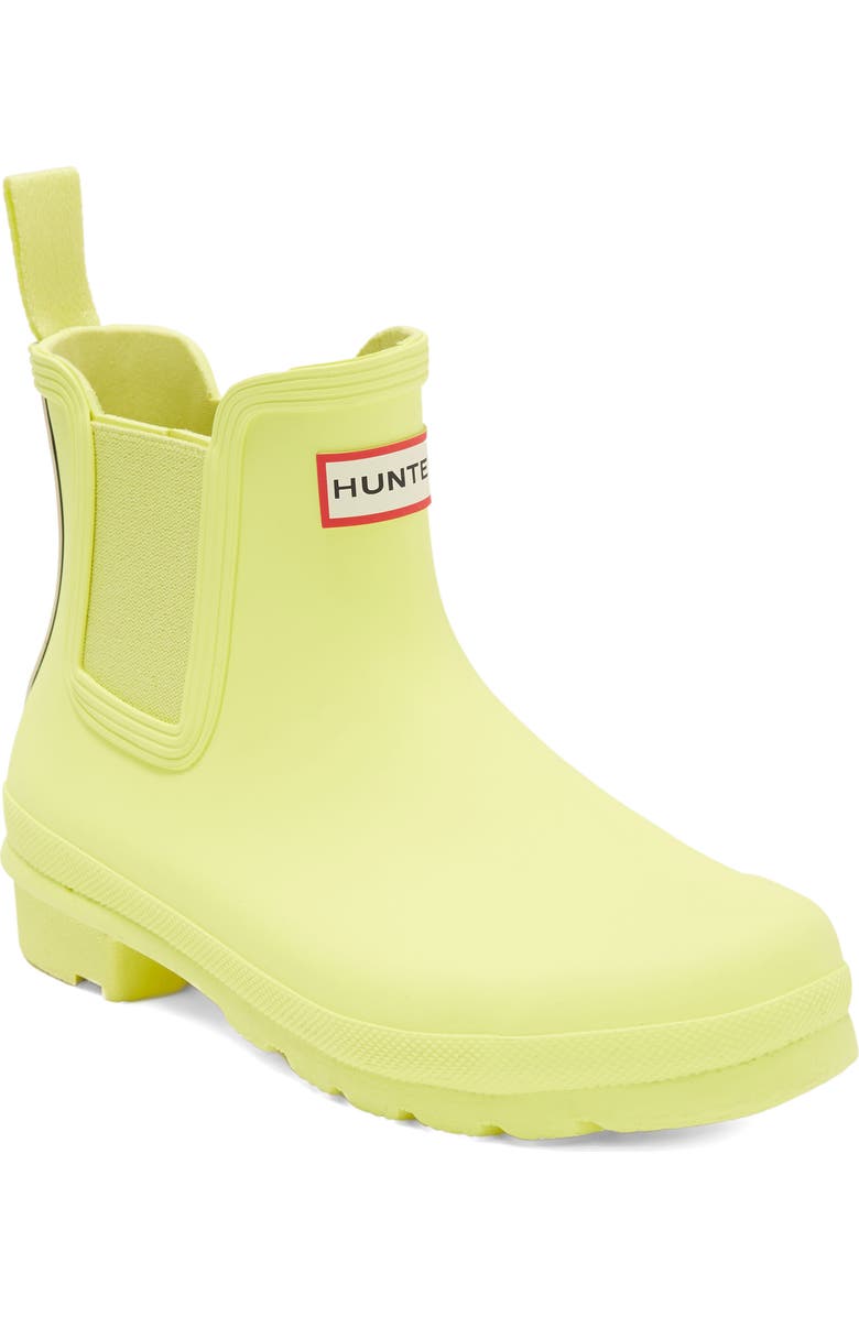 Hunter Original Waterproof Chelsea Rain Boot, Main, color,