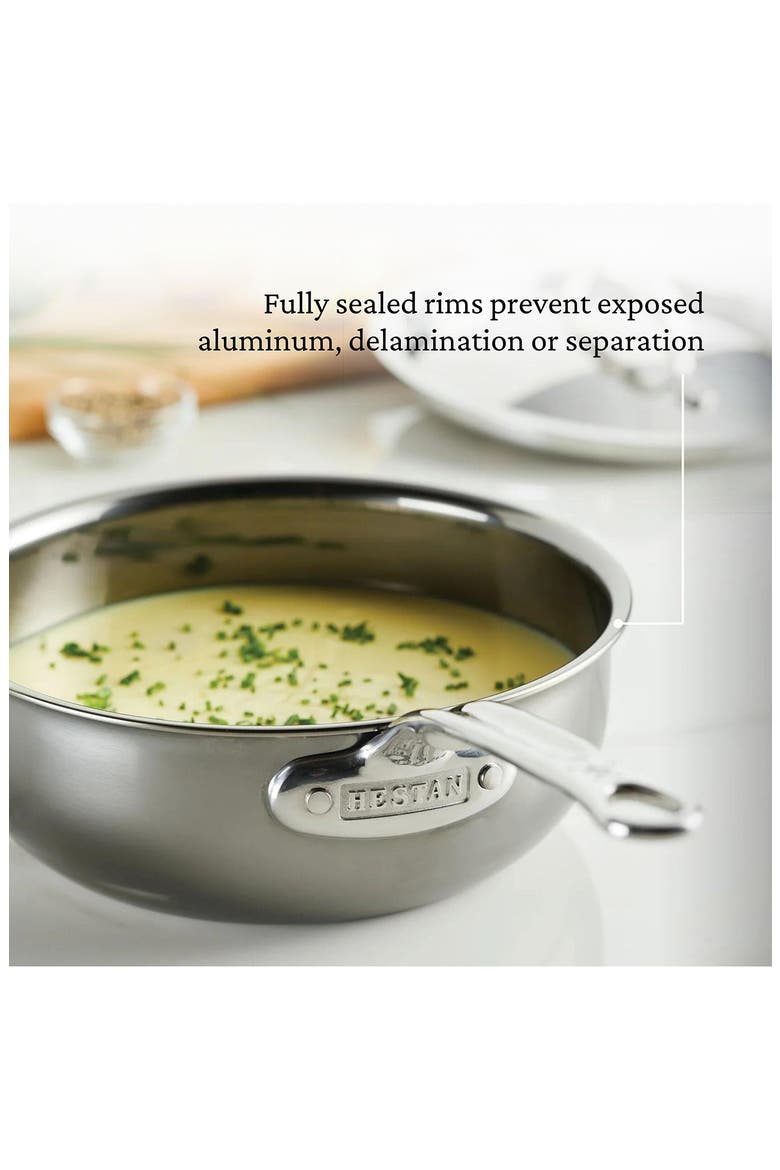 NanoBond® Molecular Titanium Stainless Steel 2-Quart Saucier Pan, Alternate, color, NO COLOR