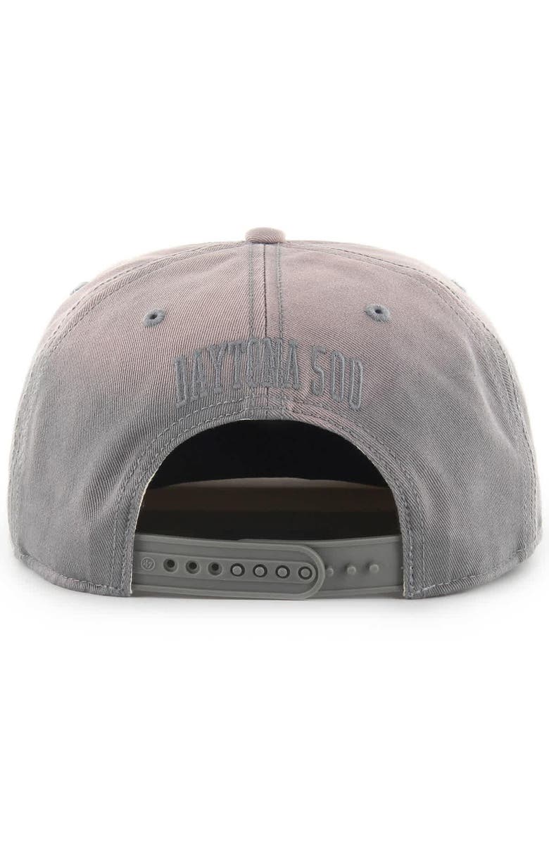 '47 Men's '47 Gray 2025 Daytona 500 Sebasco Captain Snapback Hat, Alternate, color, Gray
