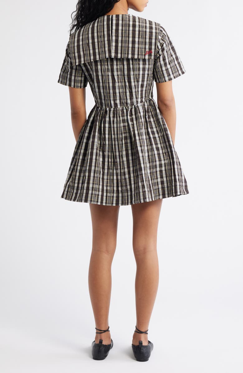 Damson Madder Miley Shirtdress, Alternate, color, Black/ White