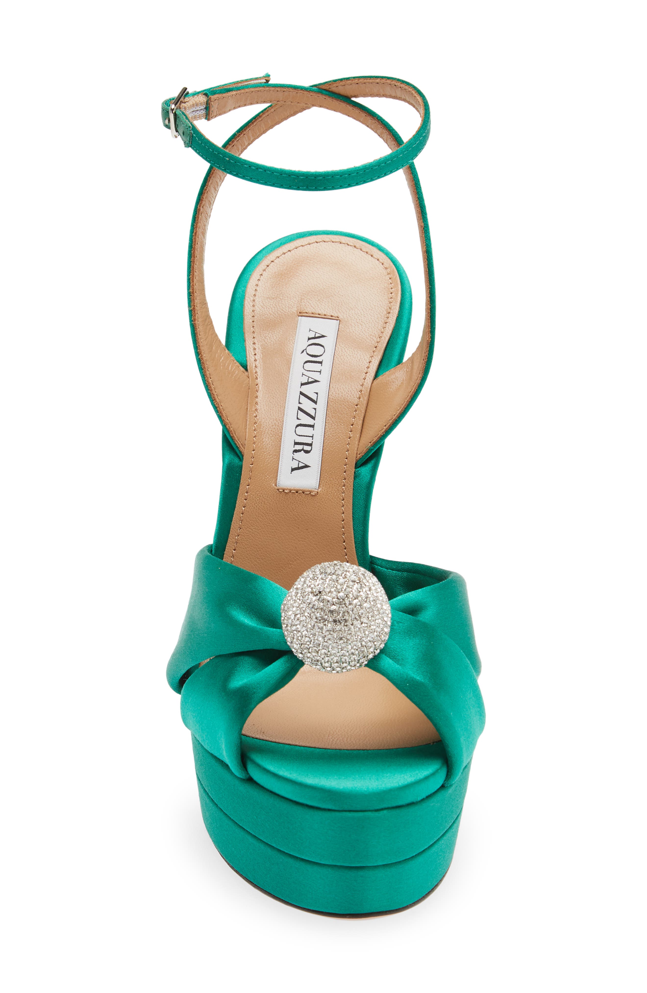 Aquazzura Yes Darling Ankle Strap Platform Sandal, Alternate, color, 