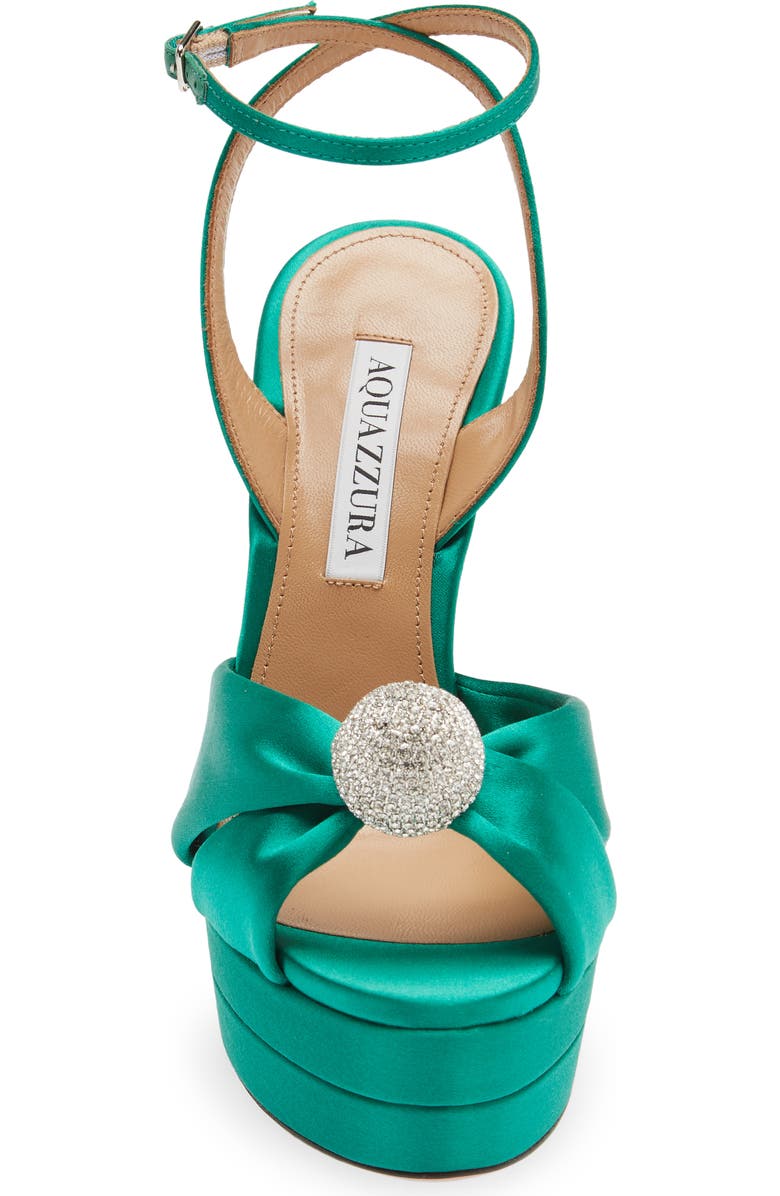 Aquazzura Yes Darling Ankle Strap Platform Sandal, Alternate, color,